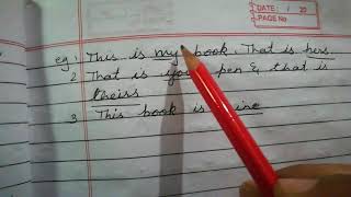 Determiners, possessive and demonstrative dterminers