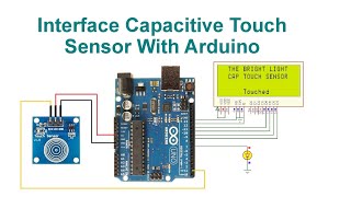 Interface Capacitive Touch Sensor with Arduino | Code & Circuit | Proteus Simulation