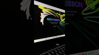 Neon Ribbon Cursor Effect | HTML CSS JavaScript Coding Tutorial 🔥 #Shorts