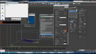 FumeFx tutorial - Wildfire using pflow 3ds max part 1- 2 (arabic)
