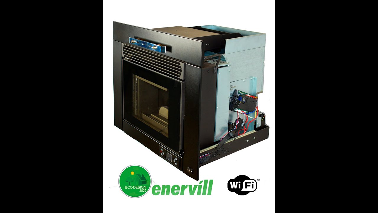 Estufa insertable de pellets COMFORT P85 12kW de La Nordica Extraflame -  Hergadi