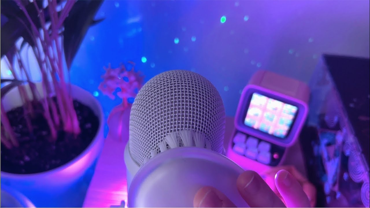 ASMR Fast and Aggressive Bare Mic Brushing | NO TALKING - YouTube