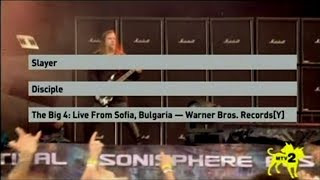 Slayer - Disciple (Live from Sophia, Bulgaria Big 4)