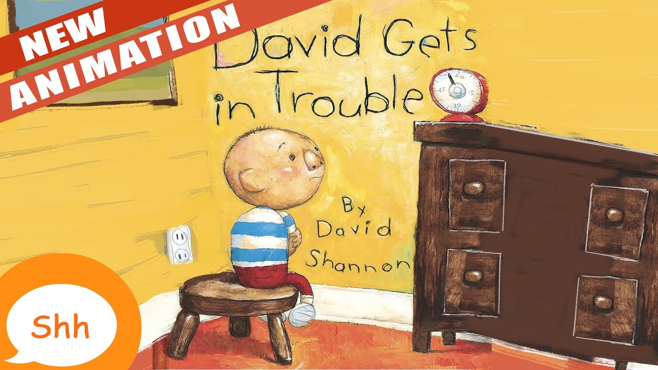 NEW ANIMATION - Children's Books Read Aloud - David Gets In Trouble ...