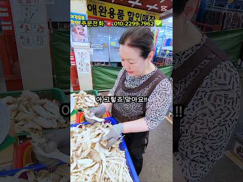 이건 꼭 드셔보셔야해!!! 맛있거든!!  #버섯 #시장 #shorts