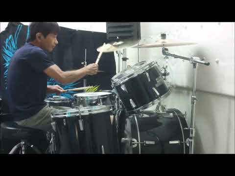 八神純子　雨の日のひとりごと drum cover