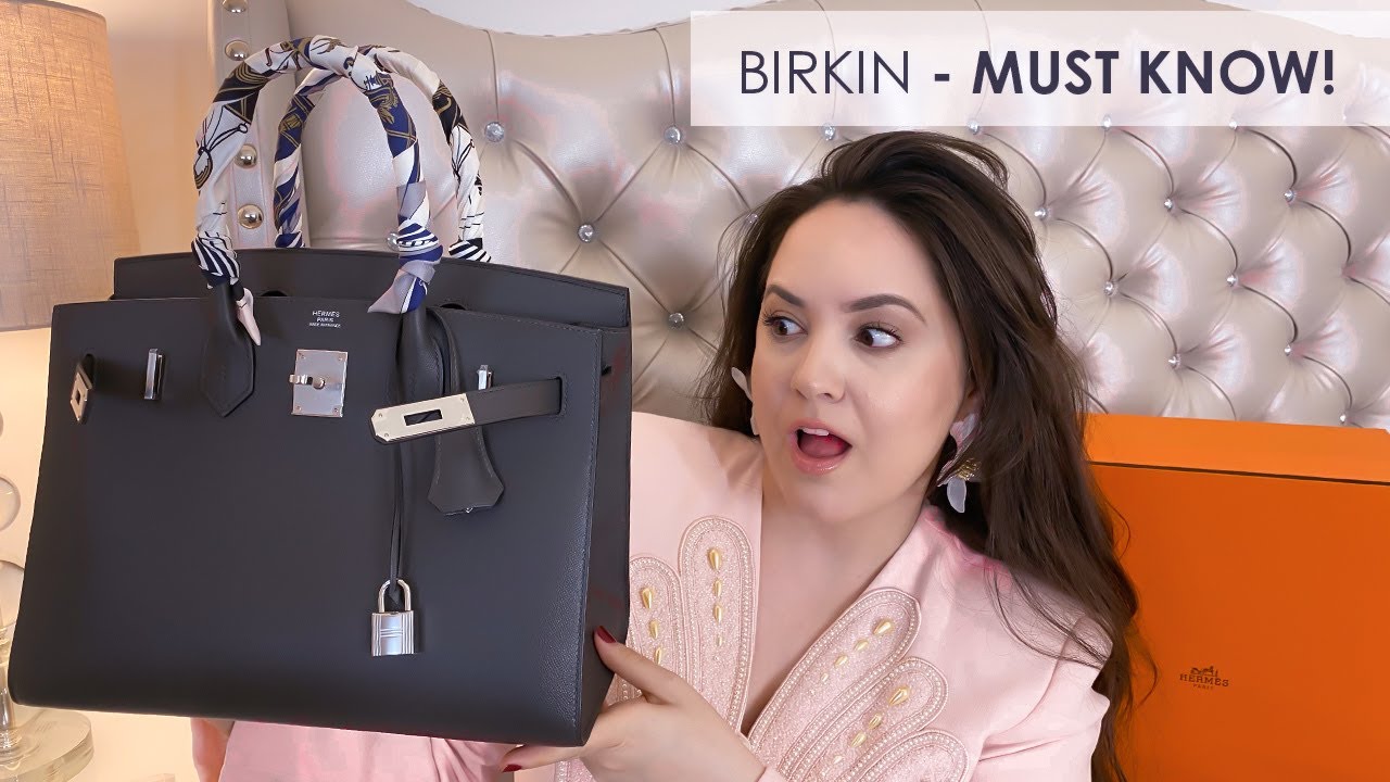 Holy Grail* Hermes Birkin 25 Sellier Handbag Graphite Veau Madame