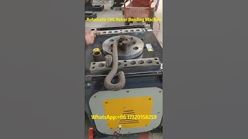 Automatic CNC Rebar Bending Machine - High Efficiency and Precision for Construction Projects#rebar