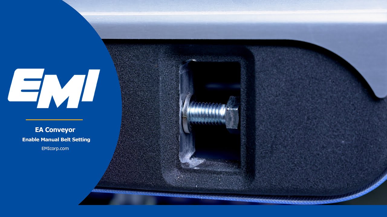 HOW TO:  Enable Manual Belt settings on EA Conveyor line