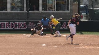 CMU softball sweeps Black Hills State in playoff race doubleheader