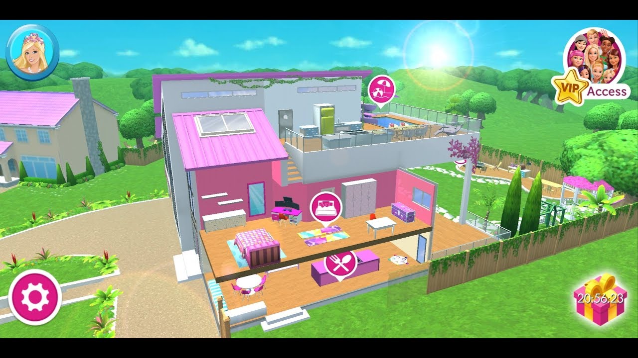 Barbie Dreamhouse Adventures #1 Simulation game BARBİE'NİN RÜYA EVİ ...