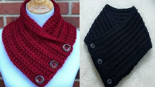 كروشية كولة رجالي او حريمي سهلة للمبتدئين / How to crochet a scarf for beginners