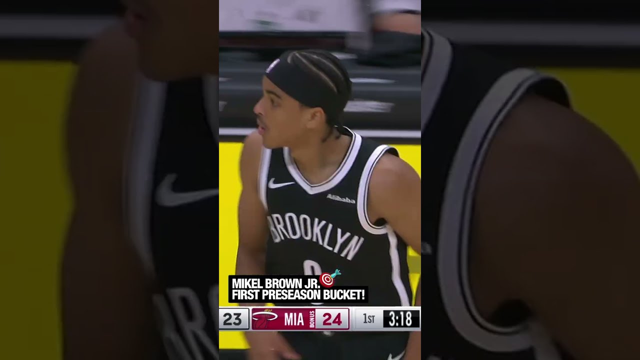 LET IT FLY‼️ #brooklynnets #nba #mikelbrownjr