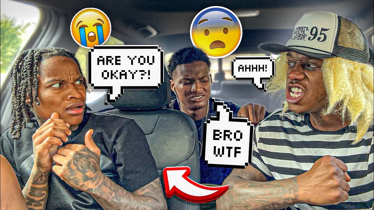 Играю тяжелый металл в машине с джазом и загрузкой, чтобы увидеть их реакцию 🤘🏾😂