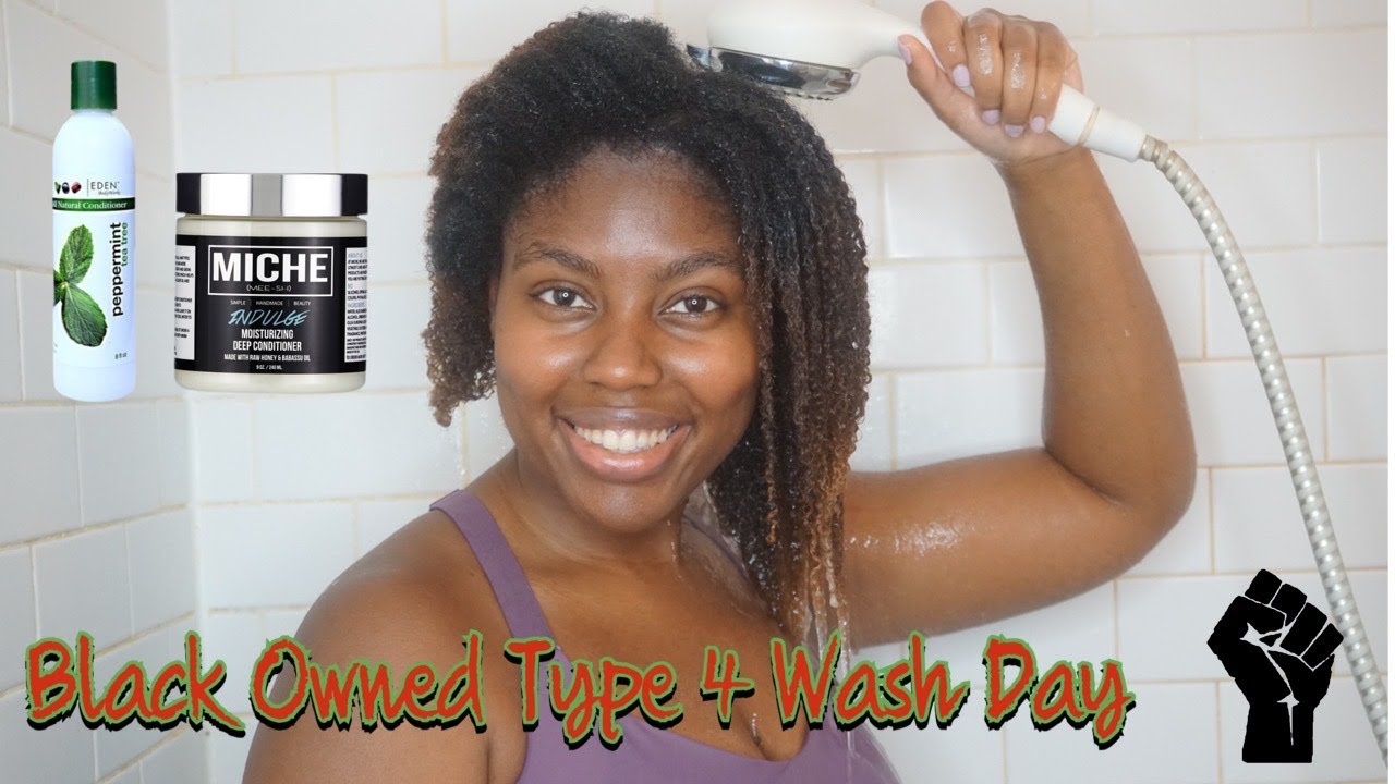 FULL TYPE 4 WASH DAY ROUTINE USING BLACK OWNED NATURAL HAIR PRODUCTS