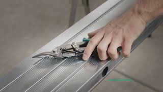 Metal Shears: For cutting metal profiles