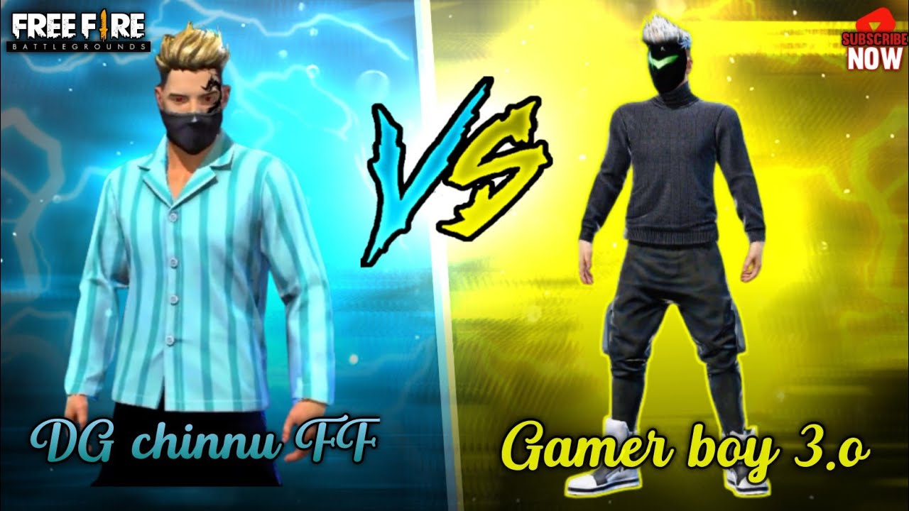 Daddy gaming ff DG chunnu with gamer boy 3o op headshots must watch ...