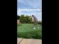 Justin Bieber playing mini golf like Kevin Na - on instagram stories - April 1, 2019