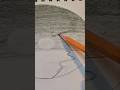 Easy Moonlit Landscape Drawing Tutorial 🌙✨ #art #artshorts