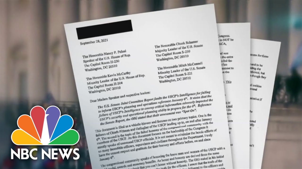 Capitol Police Whistleblower Blasts Senior Leaders For Jan. 6 ‘Failures’