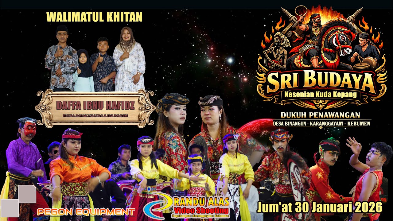 KUDA KEPANG SRI BUDOYO PIMPINAN BPK SANTARIS KHITANAN DAFFA IBNU MAFIDZ // GLONTOR 30 JANUARI 2026