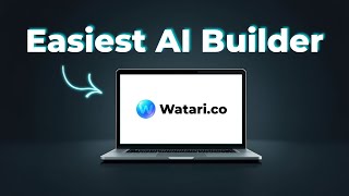 Easiest AI Website Builder - Watari.co Tutorial
