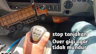 Cara Over gigi ditanjakan tidak mundur,trik muatan