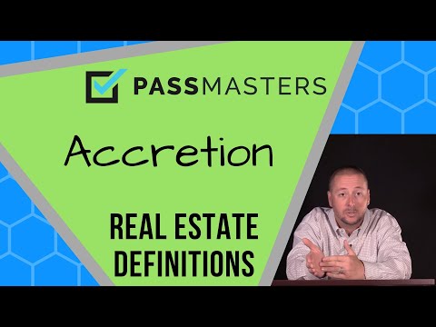 Video: Ano ang accretion sa real estate?