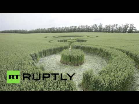 ‘Alien Patterns’: Drone buzzes crop circles in Adygea, Russia