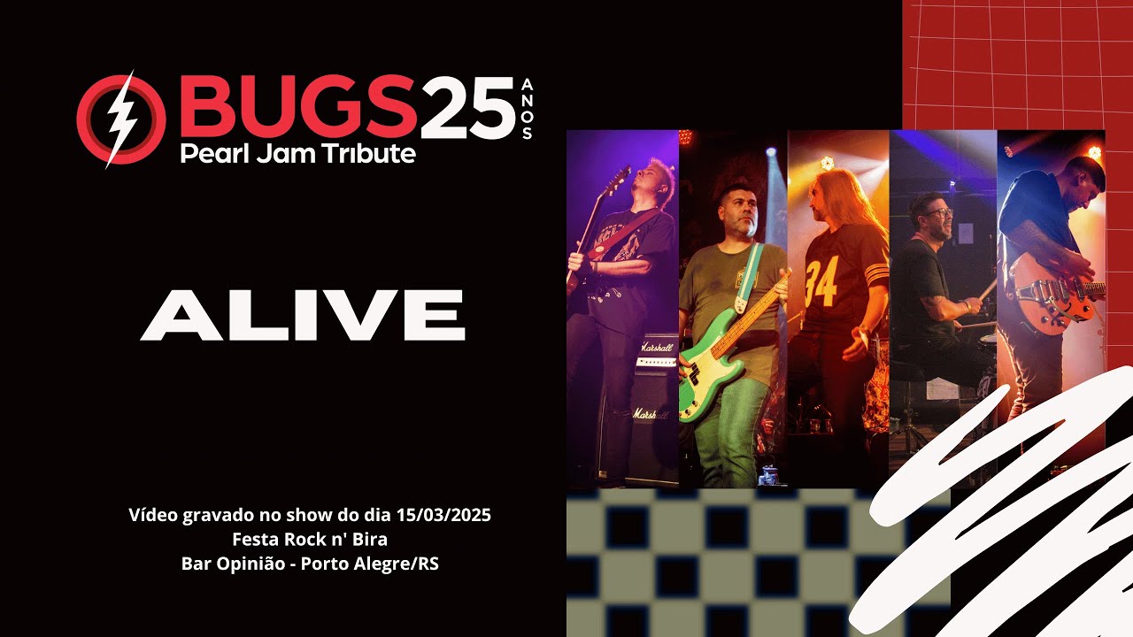 Alive (Pearl Jam) | Bugs Pearl Jam Tribute (15/03/2025) - YouTube