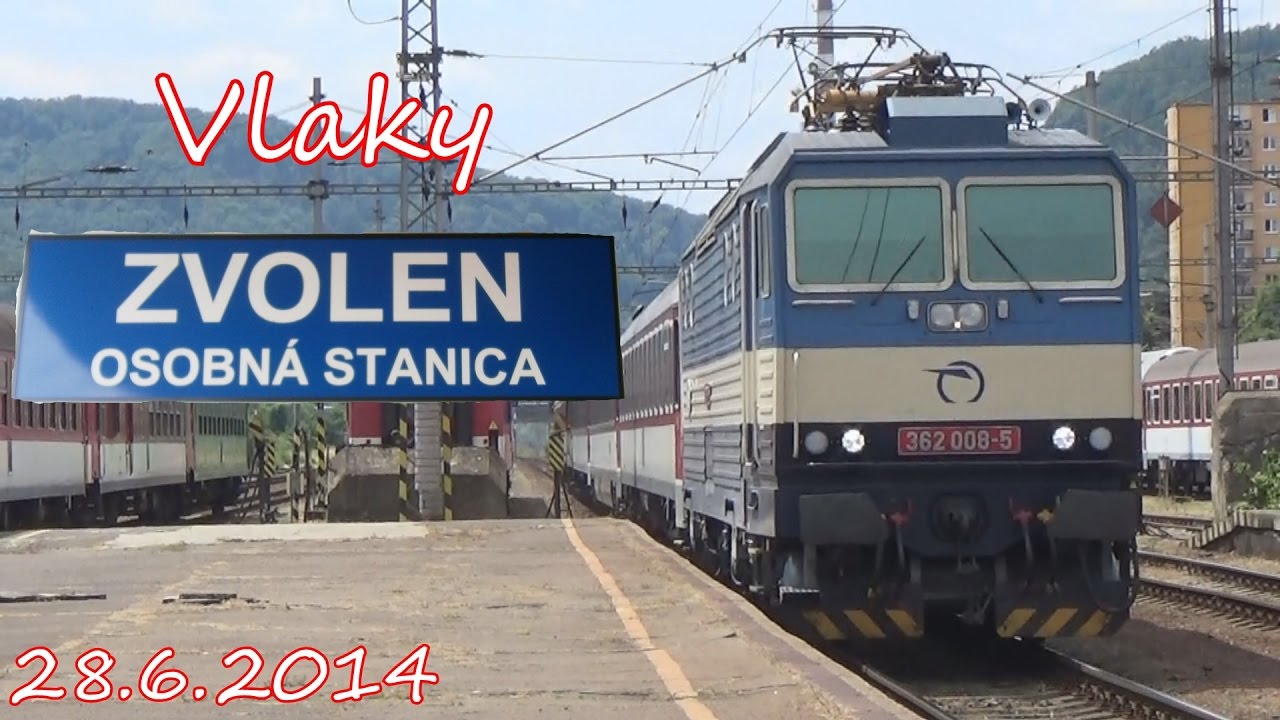 Vlaky Zvolen osobná stanica - 28.6.2014