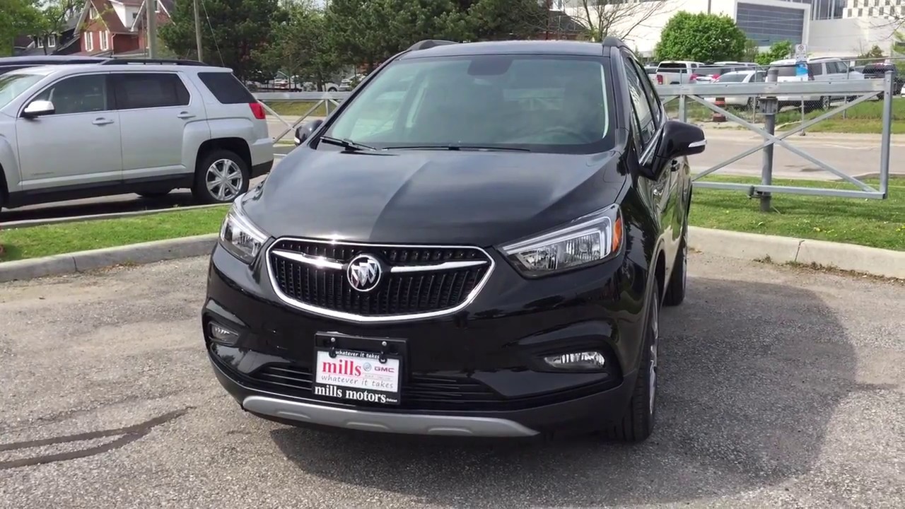 2017 Buick Encore Sport Touring Fwd Blind Spot Alert Ebony Twilight Metallic Oshawa On Stock 171413 Youtube