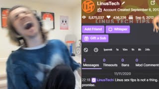 xQc finds Linus Tech Tips in his chat