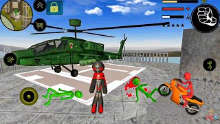 Stickman Rope Hero Vice Town #2 - Open World Game (by Naxeex LLC) Android Gameplay screenshot 2