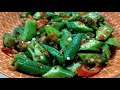 MENU TENGAHARI : SAYUR BENDI MASAK CILI  | ladys finger cook with chili