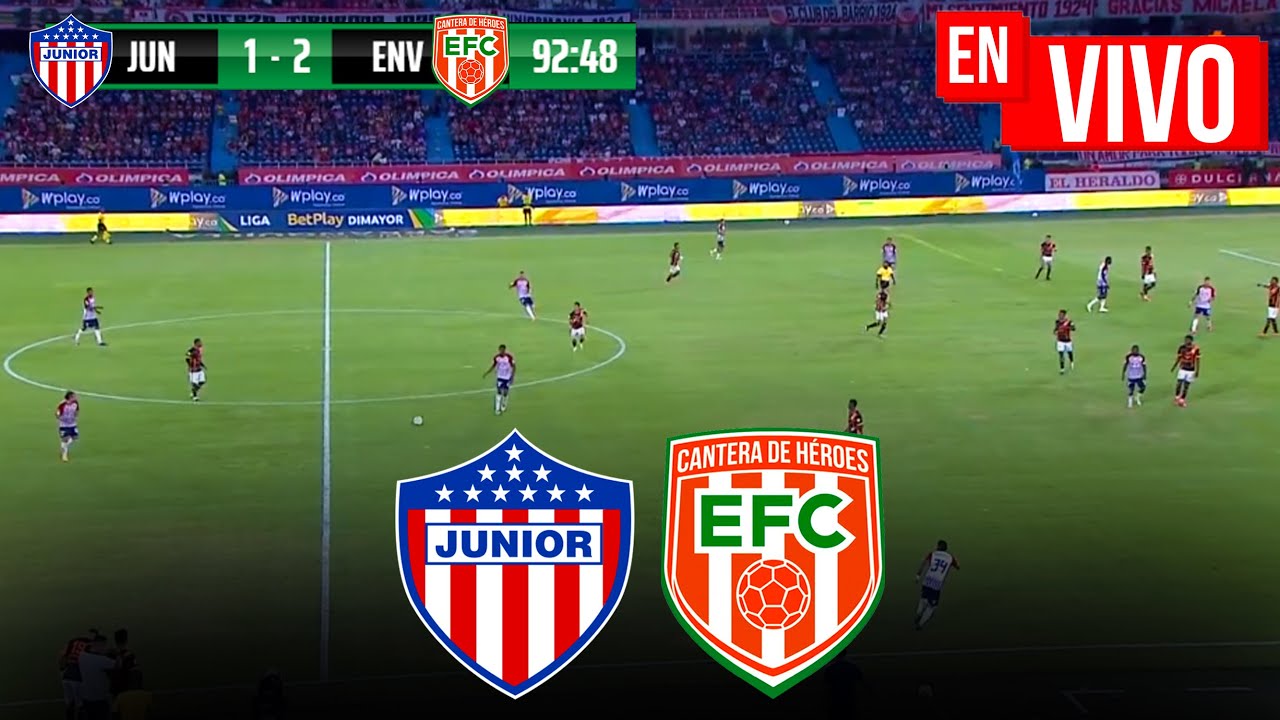 🔴 JUNIOR VS ENVIGADO NARRACIÓN EN VIVO / FECHA 6 LIGA BETPLAY DIMAYOR I ...