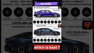 #porsche #lucid #comparison #automobile #cars #carnews #electricvehicle #formula1 #ferrari #dcavanti