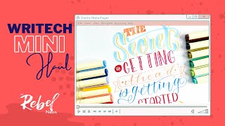 Writech Brush pens and roller gel pens | Pen Test and Review
