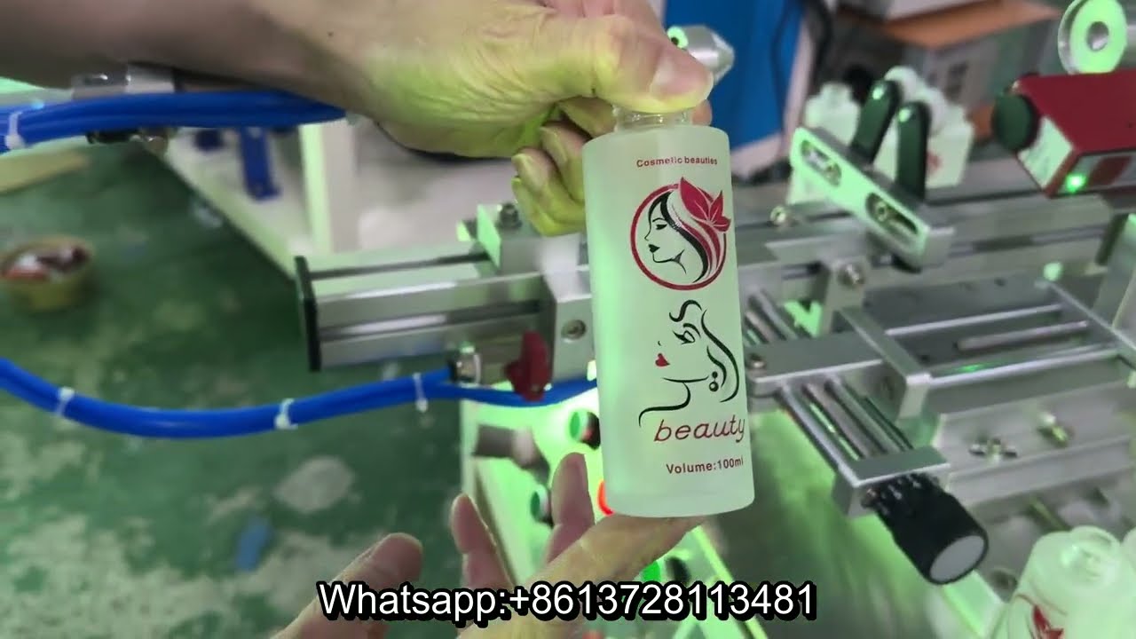 UV screen printer for glass perfume bottle cosmetic bottle multiple color printer for bottle jar