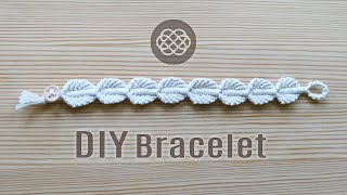 LEAF BRACELET TUTORIAL BY MACRAME SCHOOL