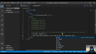 Intro HTML -  Head, Title, body, paragraph, headings