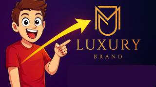 Luxury Gold Logo Design in Canva | Professional Brand Logo Tutorial screenshot 4