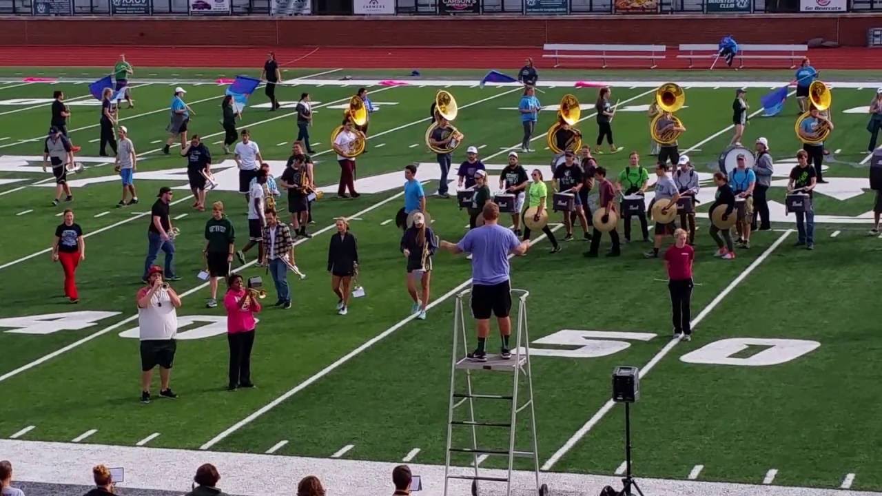 NWMSU Bearcat Marching Band Homecoming 2016 Rehearsal