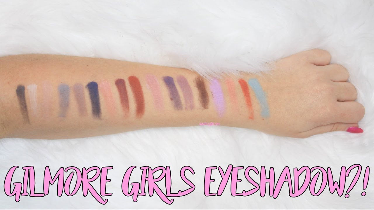 GILMORE GIRLS EYESHADOWS?! SWATCHES FROM BRIJA COSMETICS