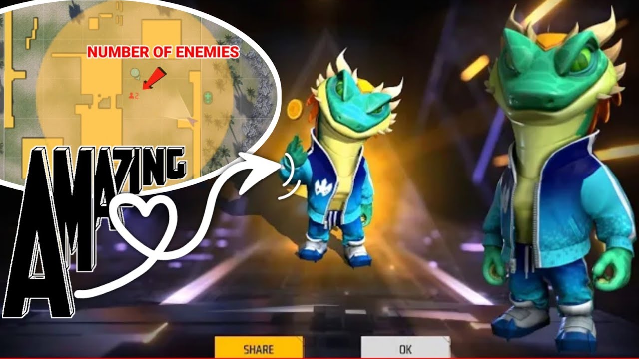 new pet || arvon ability test || free Fire New Dragon pet ability test