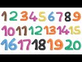 Learn numbers (1-20) in English. Учим числа от 1 до 20 на английском.Числа на английском #numbers