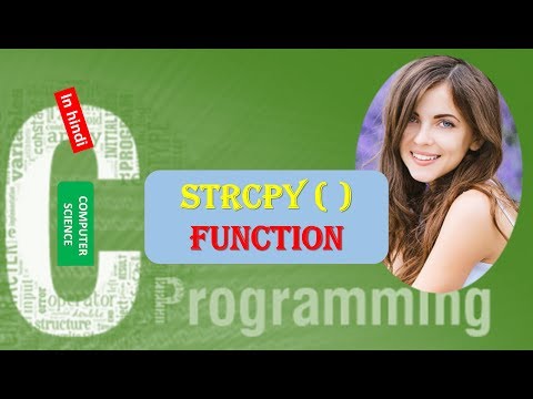 strcpy( ) Function  in C Programming IN HINDI