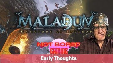 Maladum: Dungeons of Enveron - Early Thoughts - Not Bored Gaming