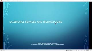 Understand Salesforce Services & Technologies | SAAS |  PAAS | IAAS | Apex | Lightning | LWC | CRM