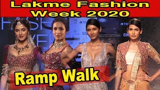 Sai Manjrekar,Malaika Arora,Biphasa Basu Walks The Lakme Fashion Week 2020 In Mumbai Cinenxt
